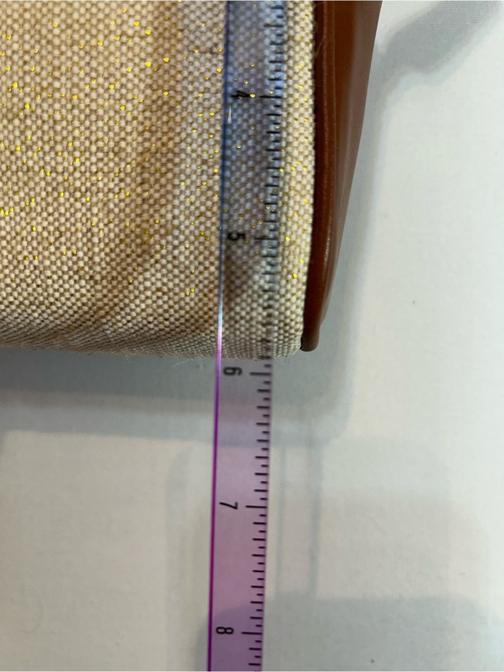 Tommy Bahama Cream and Brown Canvas Crossbody with Pineapple Detail - Picture 15 of 16